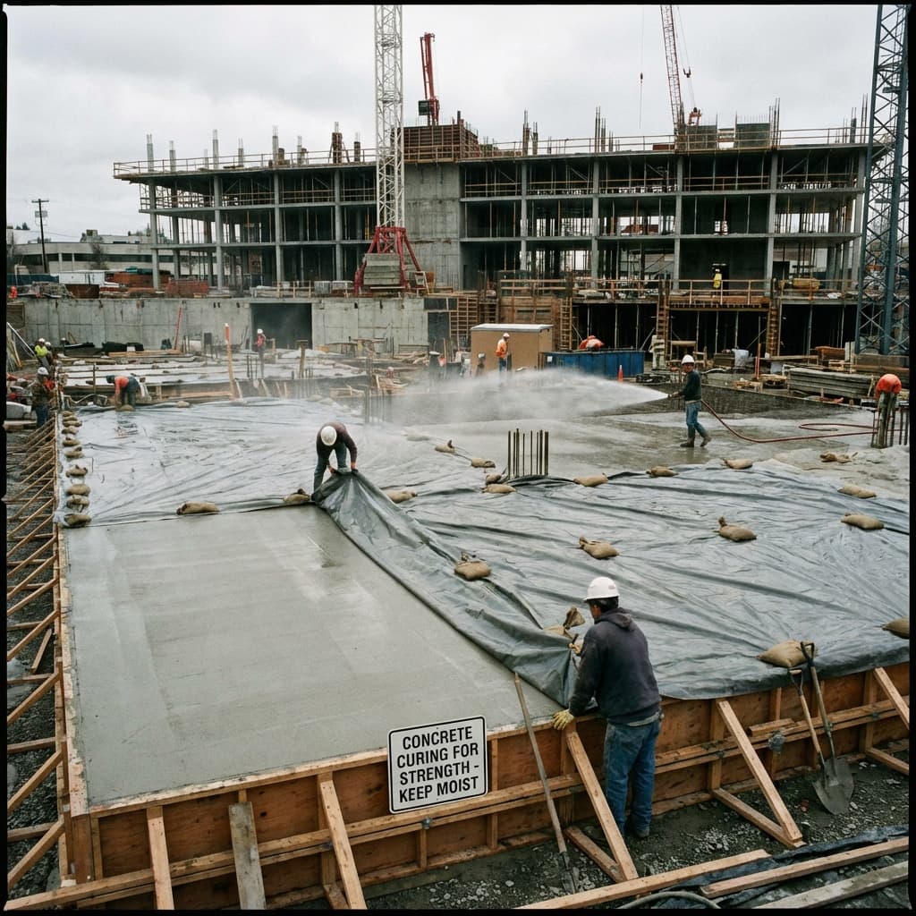 ทำไมต้องบ่มคอนกรีต? 5 วิธีบ่มคอนกรีตให้แข็งแรง ไม่ร้าว