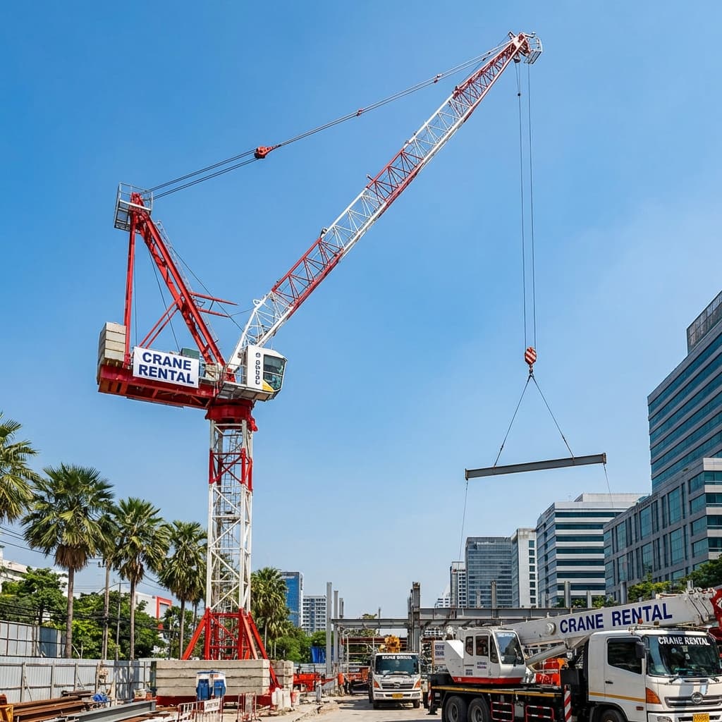 เช่ารถเครน นราธิวาส ราคาเท่าไหร่? คู่มือเลือกขนาดรถเครนให้เหมาะกับงาน