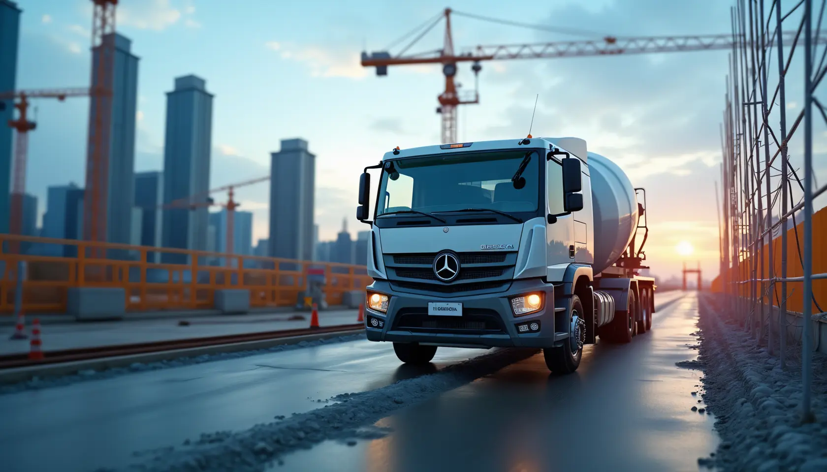 บริการคอนกรีตและรถเครน เอส.เค.คอนกรีต นรา